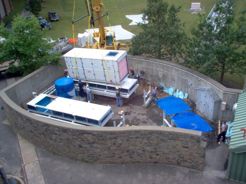 HANSA Klima Referenz Klimatisierung Hamilton College Bristol Pool College Bristol Pool